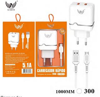 carrecador ALTOMEX 5.1a V8 qualidade boa-al-9080