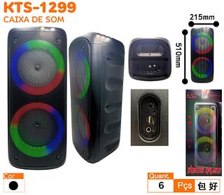 Caixa de Som Bluetooth LED Qualidade Bom Grande