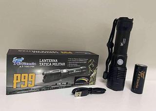 Lanterna Tática Led 15000x Potente Recarregavel，Forte