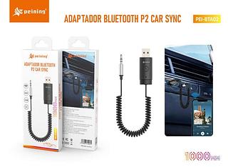 Adaptador Peining Bluetooth P2 Car Sync USB Cabo Espiral