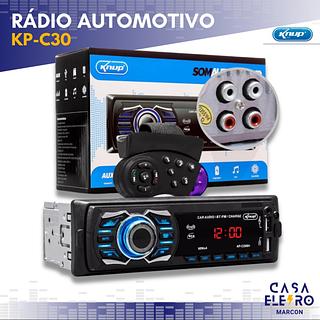 Radio Som Automotivo Bluetooth Usb Sd Controle Volante 60w*4