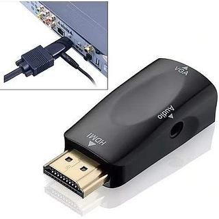 ￼HdTV Para Vga Com Áudio Cabo HdTV 1080 P Para Vga Adaptador Macho Para Pc / Tv / Xbox ACRILICO