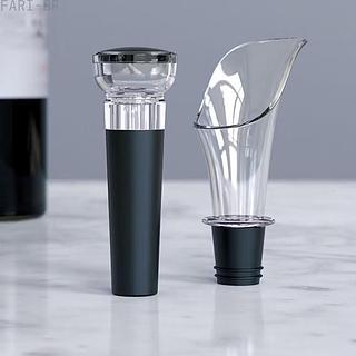 Kit Para Vinho Bico Aerador E Tampa A Vácuo Bujão Reutilizável P/ Manter o Frescor Champanhe e Vinho