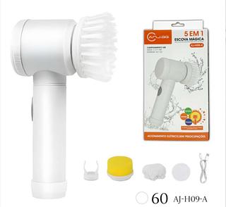 Escova de limpeza eletrica Lavar Louças, Lavar Banheiro, Lavar Carros, Limpar fogão, geladeira, sofá, janelas, tênis uma infinidade de coisas—Bmax F998