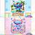 Livro de colorir personalizado com papel com 50 desenhos STITCH
