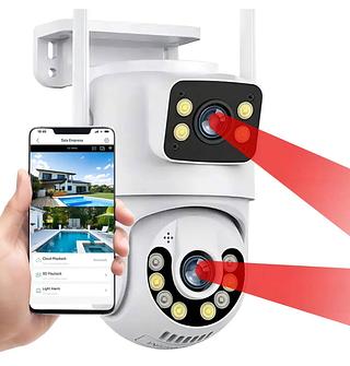 Câmera De Segurança Lente Dupla APP YOOSEE WiFi 360 Sensor Visão Noturna Externa Envio Imediato—BMAX