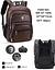 Mochila Notebook Alça Cabo De Aço + Cabos Auxiliar Usb cabo auxiliar para fone Ouvido UNISSEX+ Bloqueio de senha