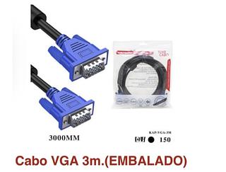 cabo vga para vga 3m