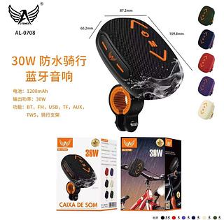 Alto-Falante Portátil Para Ciclismo Ao Ar Livre Com Montagem Fixa TWS Bass Boost 5.3 Bluetooth Suporte Disco U