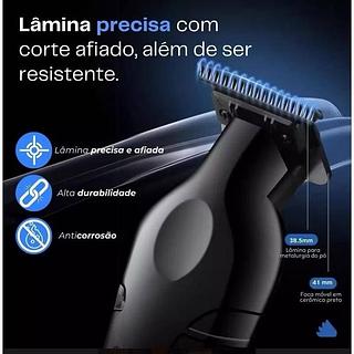 Maquina De Cabelo E Acabamento + Ap.de Pelos Nariz H Maston