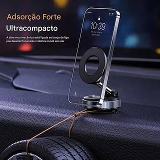 Suporte Para Suporte Celular Magnético Rotativo Carro Vácuo