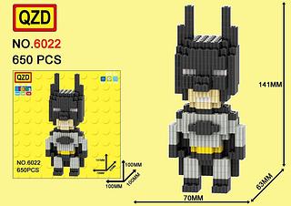 BLOCOS DE MONTAR COM 650 PECAS .BLOCOS DE CONSTRUÇÃO Batman