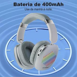 ￼H'maston SN-23 Headset Bluetooth Fone Sem Fio Com Luzes Rgb Microfone