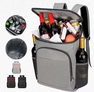 Mochila Térmica Cooler Capacidade 23L Impermeável Portátil Piquenique Quente Frio-BMAX