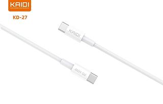 Cabo PD60W carrega rapido type-c for type-c cable bom 9v3a Kaidi