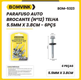 RAFUSO AUTO OCANTE (N°12) TELHA MMX 3.8CM-6PÇS