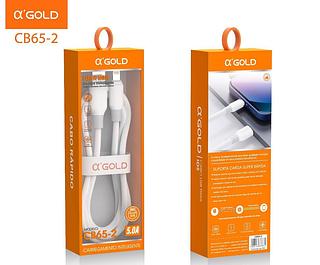 Cabo USB Carregamento Rápido A'Gold Para iPhone