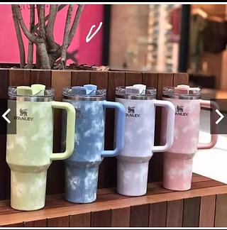 40OZ/1200ML Garrafa Térmica de água com canudo Tumbler Copo Isolado De Aço Inoxidável Para Carros（olha foto segunda foto）