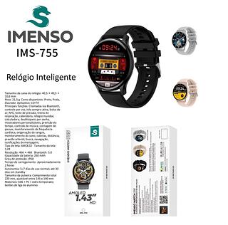 chamada Bluetooth relógio inteligente freqüência cardíaca pressão arterial NFC tempo música Multi-esportes relógio —IMENSO