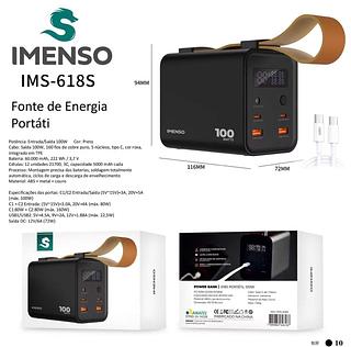 Imenso Powerbank 60000mAh Carregador Portátil Celular Tablet Bateria Portátil Starlink 100W