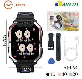 Novo genial estudantes do ensino fundamental telefone relógio rotativo dupla foto completa Netcom crianças relógio intel