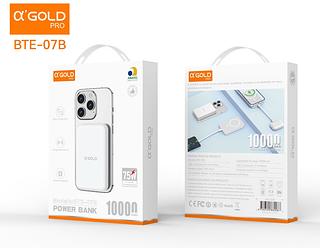 ￼Mag Safe 7.5W Power Bank A'GOLD 10000mah Para iPhone Carregador Sem Fio Indução Magnética