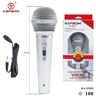 Microfone Profissional Controle De Ruído Dinâmico cabo 3m