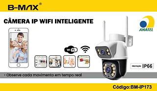 Câmera Inteligente Vigilância Externa Segurança IP66 Câmera Dupla