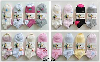 kit 12 Pares De Meias Soquete Juvenil Top De Femininas (tamanho 32--38）