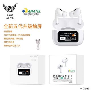 Touch Screen ANC Fones De Ouvido Sem Fio TWS Ruído Cancelando O Fone Bluetooth 5.3 Suporte APP Longa Duração Da B