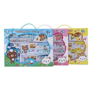 kit escolar infantil 9Peças - menina e menino astronauta Material escolar