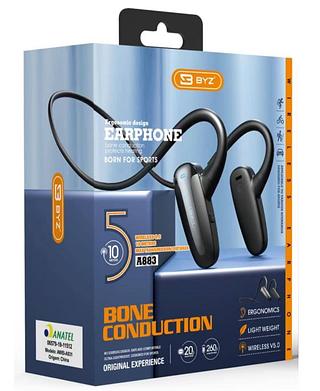 Fone De Ouvido Bluetooth Air Conduction Condução Indução Preto