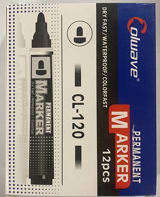 canetao cor preto com 12pc