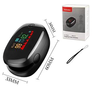 Oxímetro de pulso digital medidor de saturação oxigênio no sangue E Batimentos