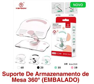 Suporte De Armazenamento de Mesa 360°