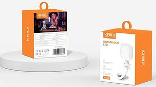 ￼Mini Luz de Preenchimento para Vídeos LED 3 Niveis KD-D5