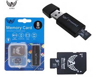 Micro SD Memória 8gb original 3ano garantia Adaptador