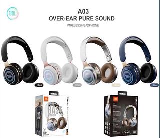 ￼fones de ouvido bluetooth sem fio JB-A03 Iluminação RGBRedução de ruídoLegal e elegante