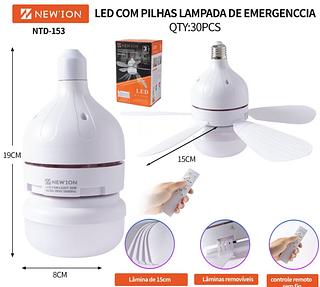 VENTILADOR DE TETO COM LUIZ LED INTEGRADA