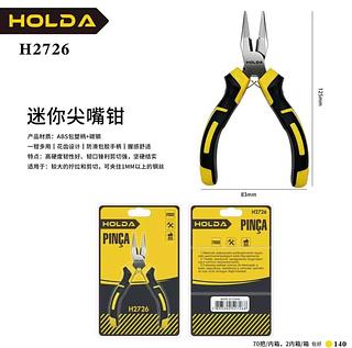 Alicate De Bico Meia Cana Reto Profissional 83x125mm