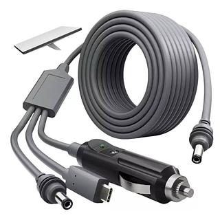 Cabo Carregador Mini Starlink 12v/24v para Carro 3 Entradas 2 Metros