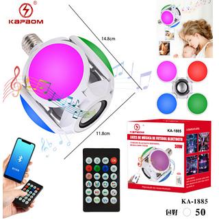 Lâmpada Musical de Led Som BT 30w