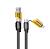Cabo Turbo Tipo C para iPhone Xiaomi Samsung USB 4 em 1 Turbo 65W/PD 27W Cabeça de Metal Revestida de Nylon
