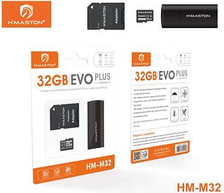 Cartão de Memória Micro Sd 32Gb Original com Adaptador Sd para Celular Notebook Filmadora-HMASTON
