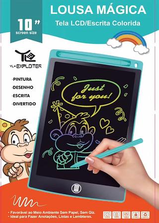 Colorido Prancheta De Desenho Eletrônico De 10Polegadas E Tela De L