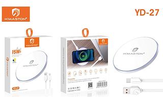 Carregador Hmaston Sem Fio Indução Super Rápida 15w -