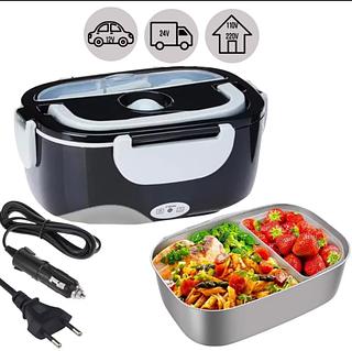 Marmita Elétrica Portátil 2 em 1 Carro 12V/24V e Tomada 110V para Casa, Carro, Uber e Caminhão—BMAX