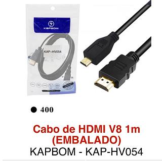 cabo hdmi para v8 para tv jogo