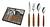 Conjunto Talheres 16 Pçs Tradicional Cabo—BMAX