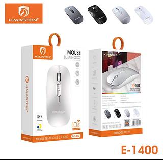 Mouse Sem Fio Wireless Recarregavel Led Rgb 2,4GHz Bluetooth Bateria Interna Ergonômico Silencioso